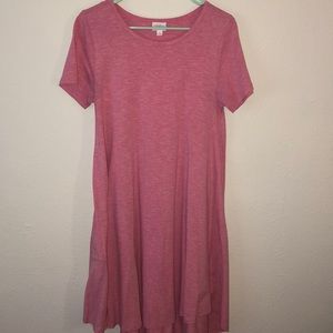Small Pink LuLaRoe Carly Dress